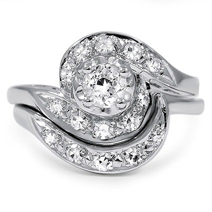 Unique estate engagement rings