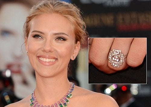 Large non diamond engagement rings