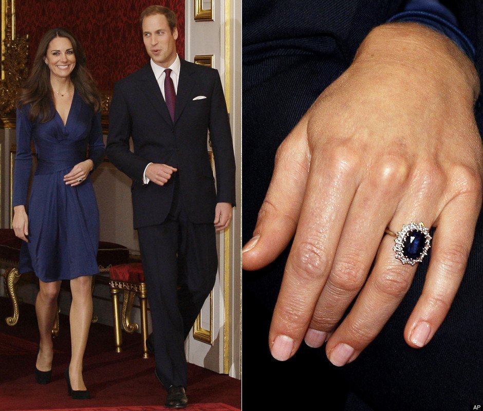 Celebrity yellow sapphire engagement rings