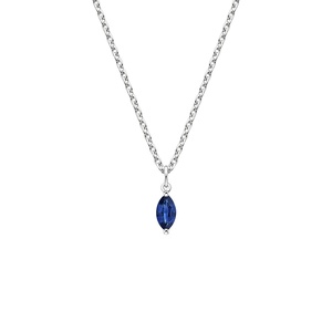 single sapphire necklace