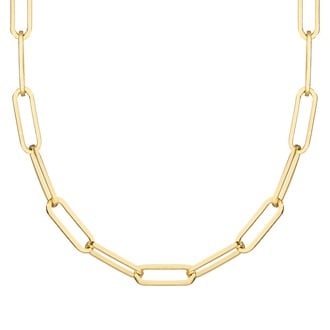 Lola Paperclip Chain Necklace (Large)