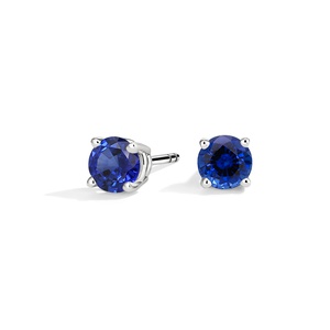 Sparkle 18k White gold Filled CZ Clear Sapphire Stud Earrings Hoop Jewelry gift 