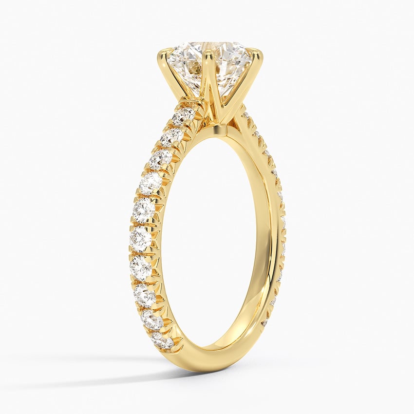 K Yellow Gold Luxe Sienna Diamond Ring Ct Tw