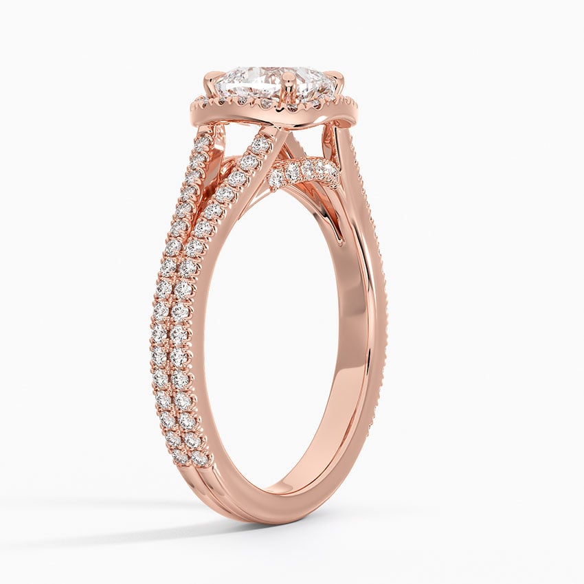 Morganite Fortuna Ring in 14K Rose Gold