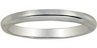 2mm Comfort Fit Plain Gold Band