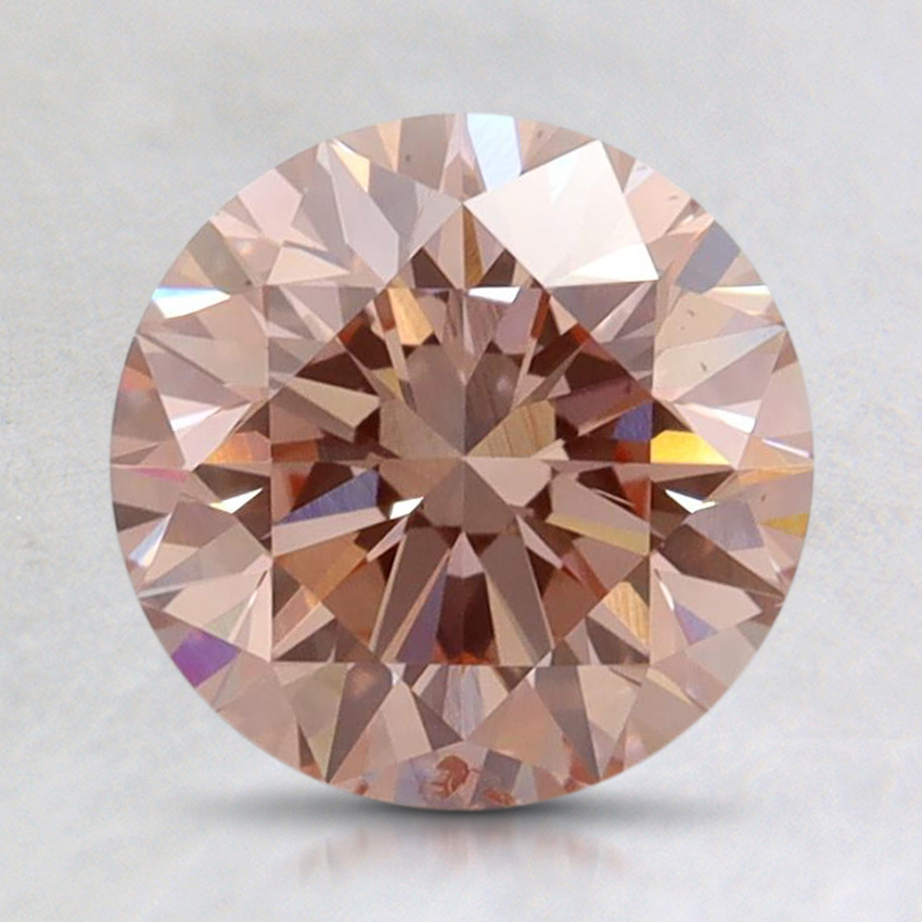 1 8 Ct Fancy Intense Pink Round Lab Created Diamond 6135861A