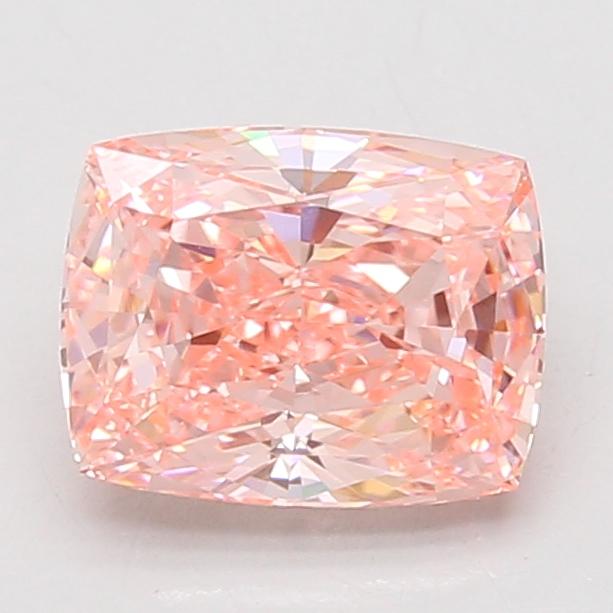 2.13 Ct. Fancy Vivid Pink Cushion Lab Grown Diamond