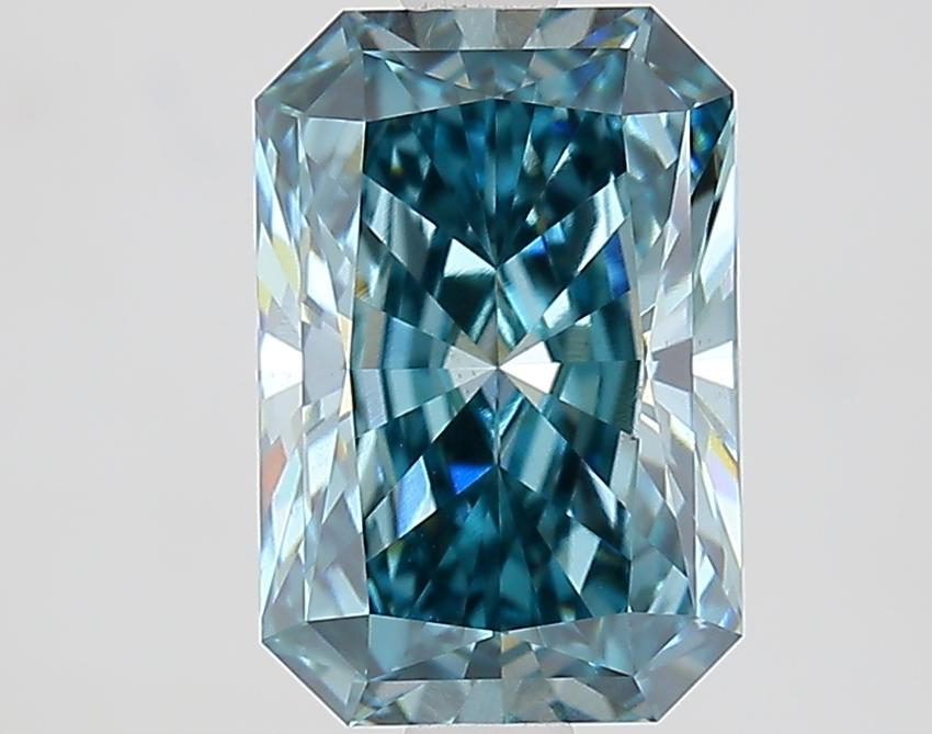 2.04 Ct. Fancy Vivid Blue Radiant Lab Grown Diamond