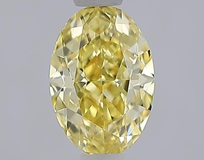 1.01 Ct. Fancy Vivid Yellow Yellow Oval Lab Grown Diamond