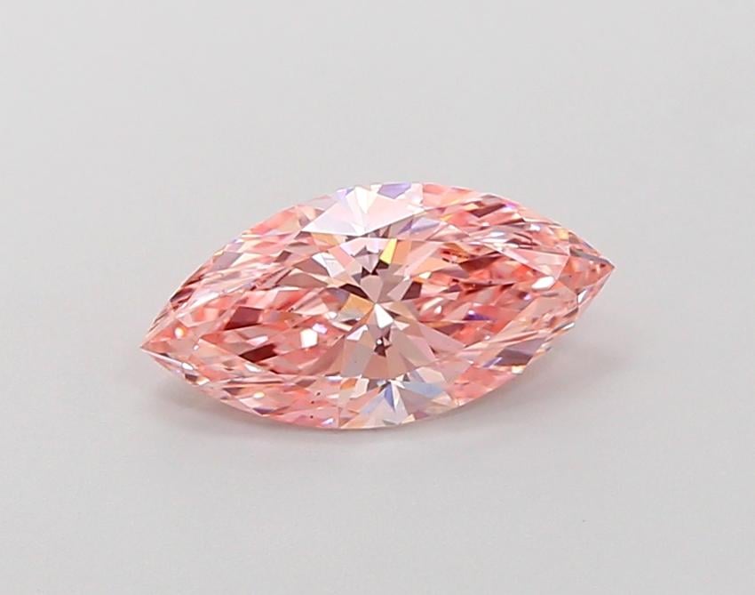 1.15 Ct. Fancy Vivid Pink Marquise Lab Grown Diamond