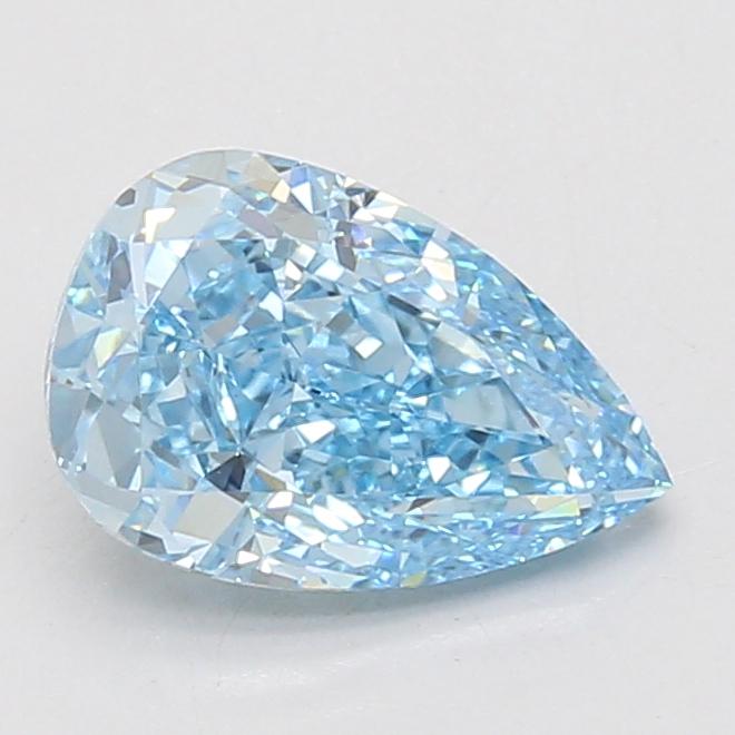 2.07 Ct. Fancy Vivid Blue Pear Lab Grown Diamond