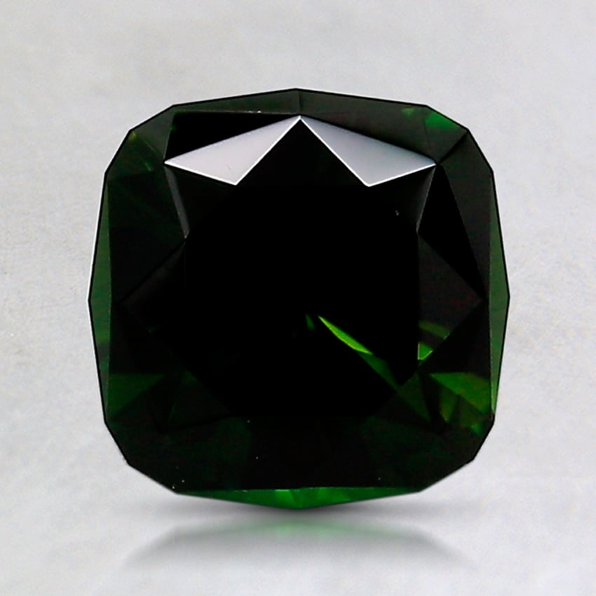 7.2mm Unheated Green Modified Cushion Tourmaline