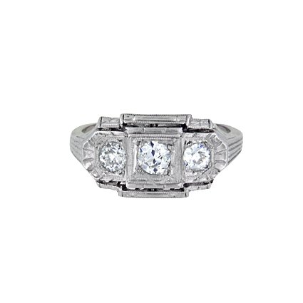Art Deco Diamond Vintage Ring