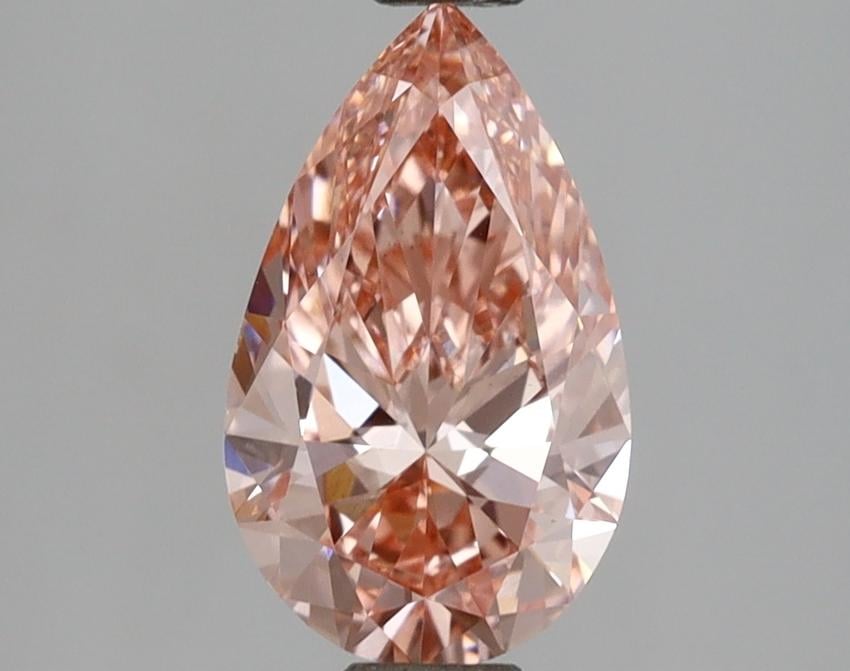 1.50 Ct. Fancy Vivid  Pink Pear Lab Grown Diamond