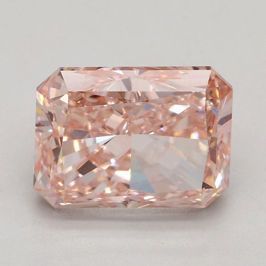 2.50 Ct. Fancy Intense Pink Radiant Lab Grown Diamond