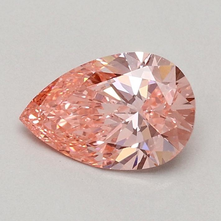0.52 Ct. Fancy Vivid Pink Pear Lab Grown Diamond