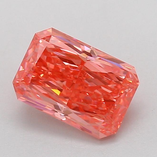 1.77 Ct. Fancy Vivid Pink Radiant Lab Grown Diamond