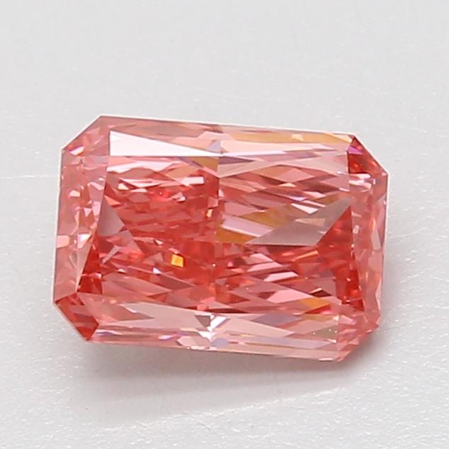 1.57 Ct. Fancy Vivid Pink Radiant Lab Grown Diamond