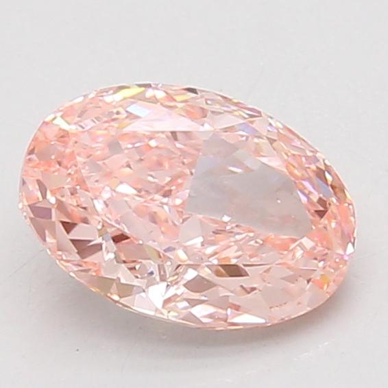 1.59 Ct. Fancy Vivid Pink Oval Lab Grown Diamond