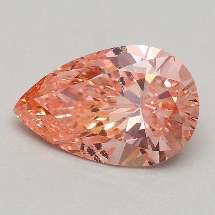 1.01 Ct. Fancy Vivid Pink Pear Lab Grown Diamond