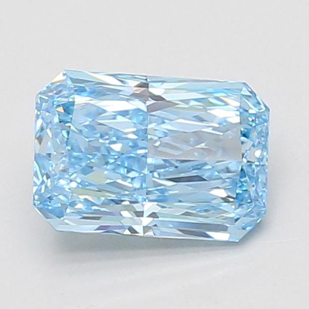 1.56 Ct. Fancy Vivid Blue Radiant Lab Grown Diamond