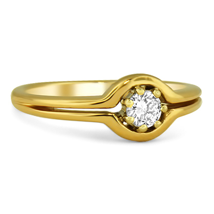 Modern Diamond Vintage Ring