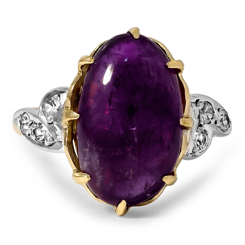 Retro Amethyst Vintage Ring Barcelona Brilliant Earth