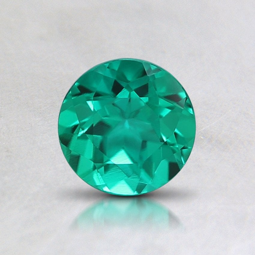 5.5mm Round Lab Grown Emerald