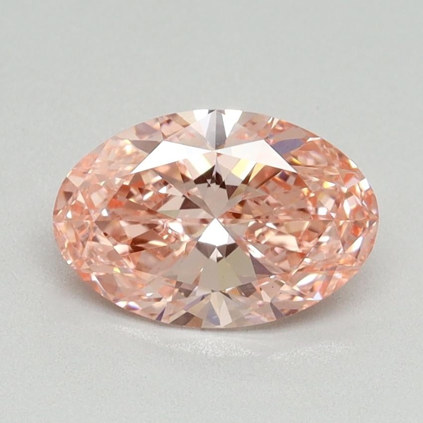 1.30 Ct. Fancy Vivid Pink Oval Lab Grown Diamond