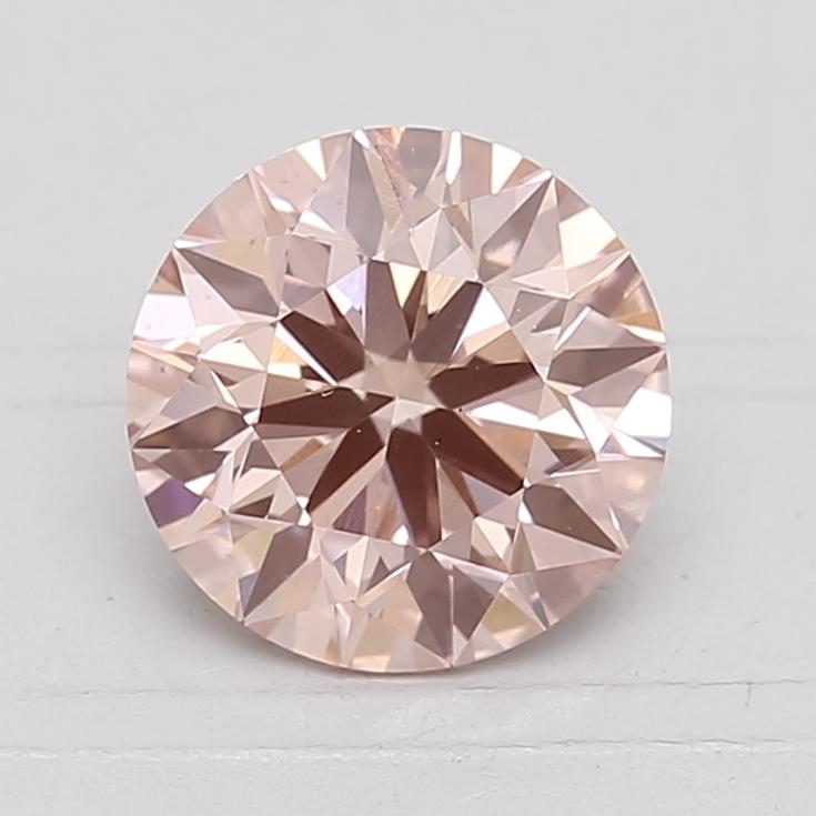 1 8 Ct Fancy Intense Pink Round Lab Created Diamond 5948104A