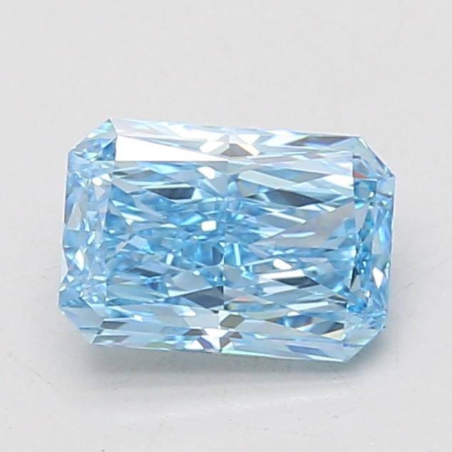 1.51 Ct. Fancy Vivid Blue Radiant Lab Grown Diamond