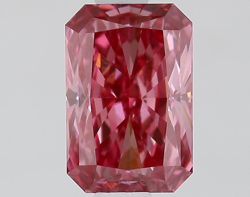 1.09 Ct. Fancy Vivid Pink Radiant Lab Grown Diamond