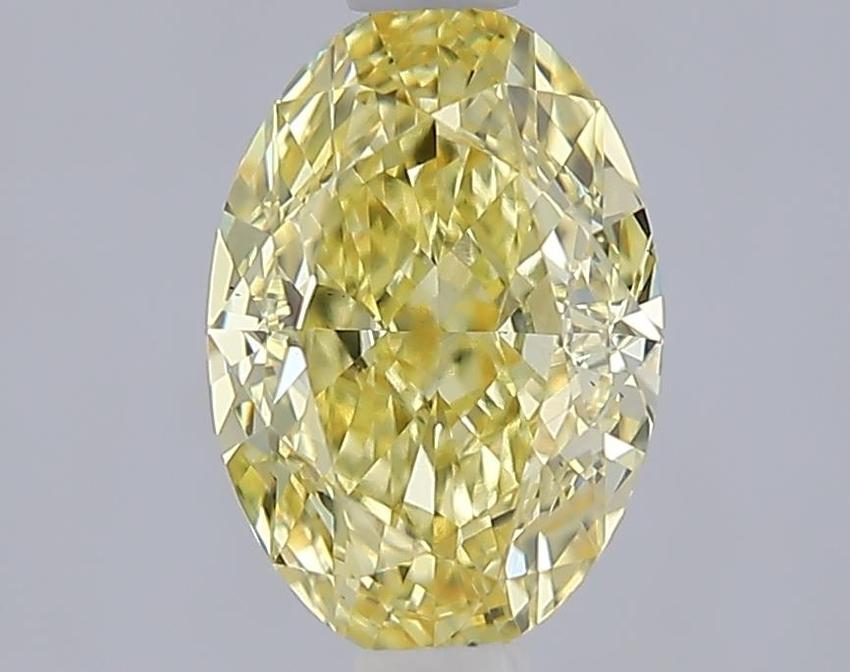 1.54 Ct. Fancy Vivid Yellow Yellow Oval Lab Grown Diamond