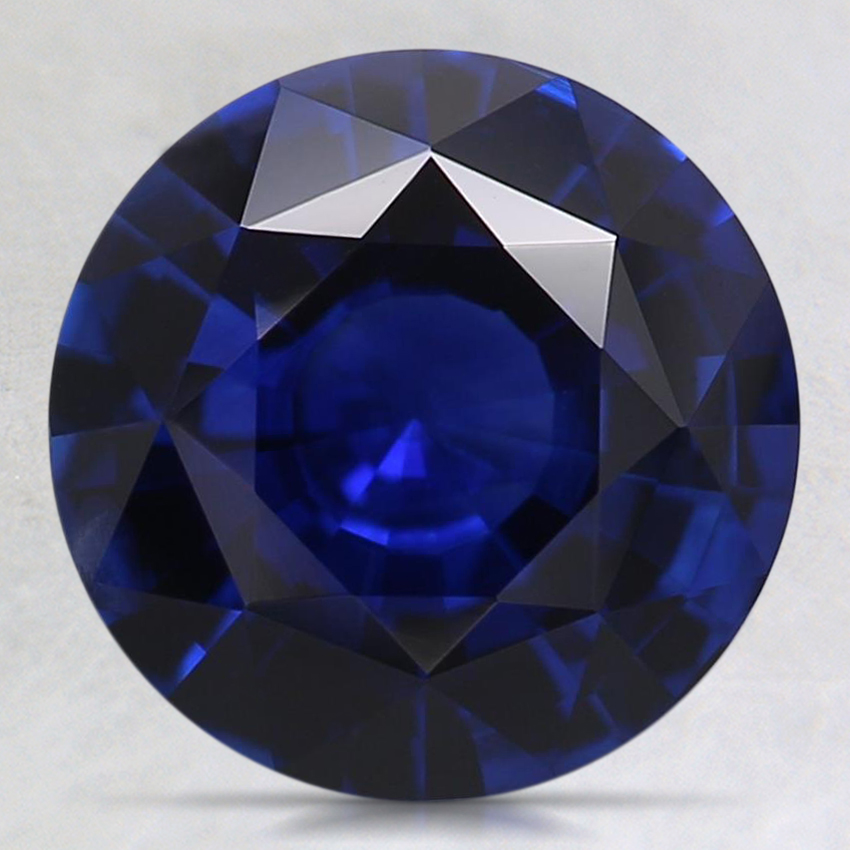 8.1mm Super Premium Blue Round Sapphire