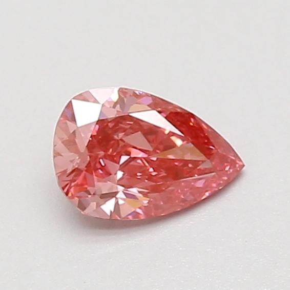 0.54 Ct. Fancy Vivid Pink Pear Lab Grown Diamond