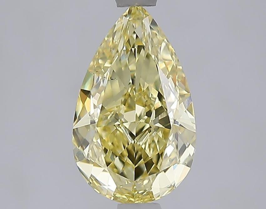 2.03 Ct. Fancy Intense  Yellow Pear Lab Grown Diamond