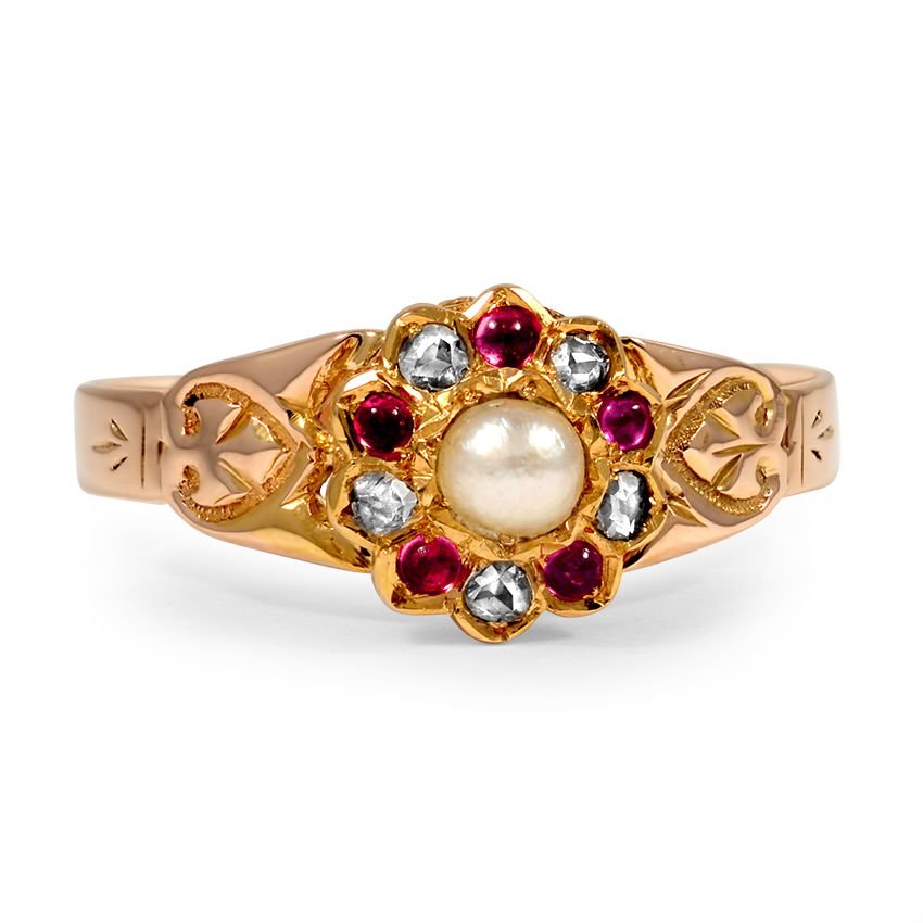 Victorian Pearl Vintage Ring