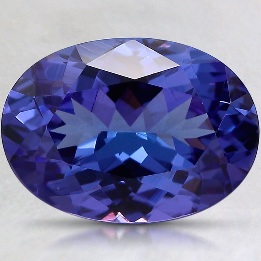 13.7x9.9mm Blue Oval Tanzanite