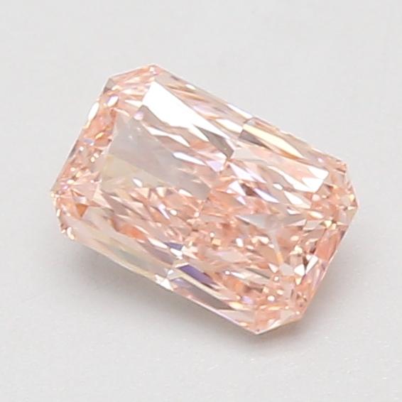 0.96 Ct. Fancy Vivid Pink Radiant Lab Grown Diamond