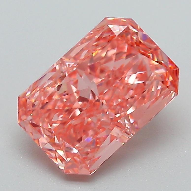 2.23 Ct. Fancy Vivid Pink Radiant Lab Grown Diamond