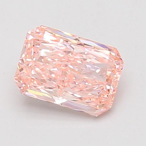 1.01 Ct. Fancy Vivid Pink Radiant Lab Grown Diamond