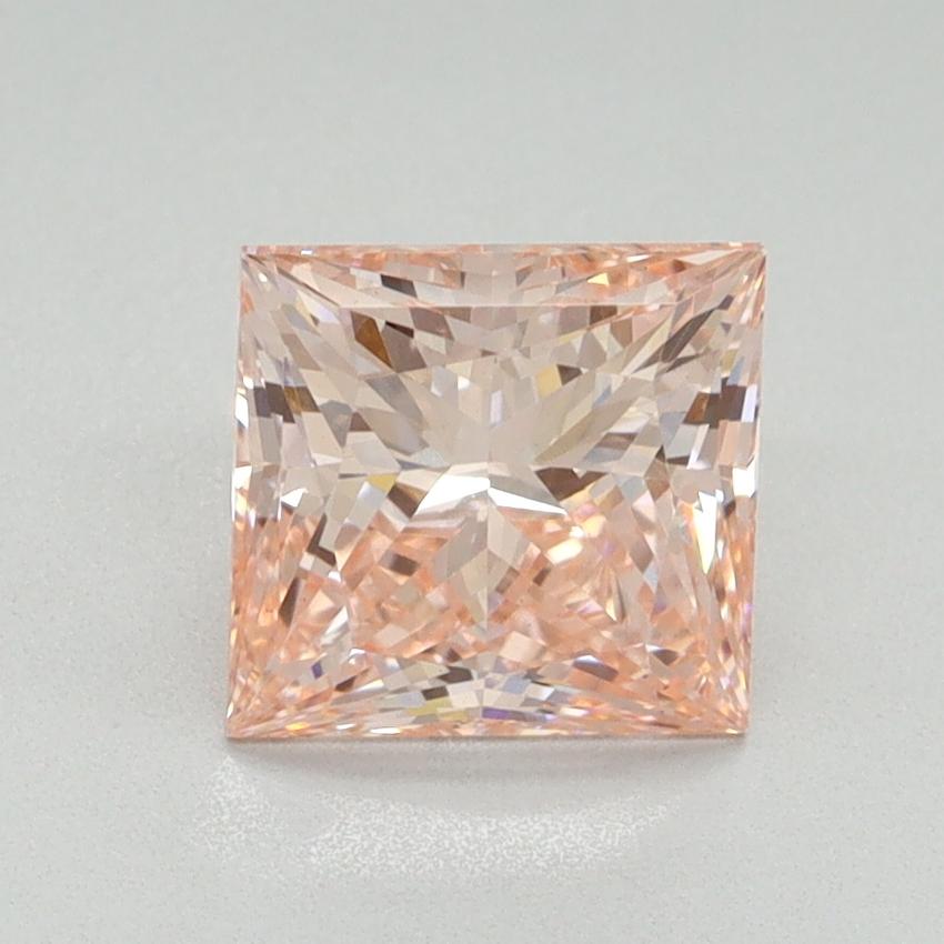 1.62 Ct. Fancy Intense Pink Princess Lab Grown Diamond