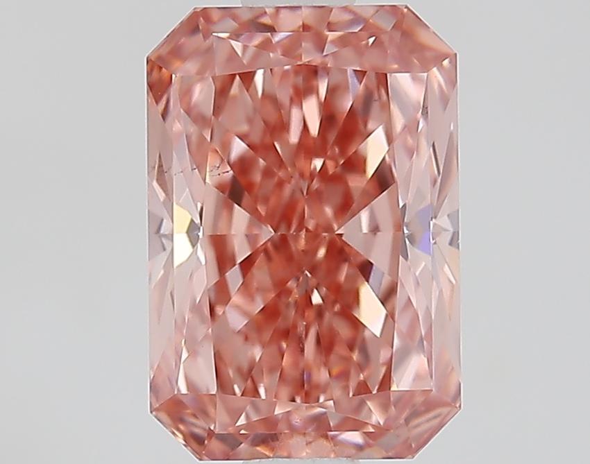 1.74 Ct. Fancy Vivid Pink Radiant Lab Grown Diamond