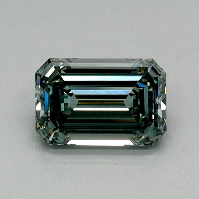 0.51 Ct. Fancy Intense Green Emerald Lab Grown Diamond