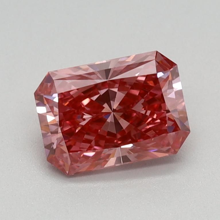 0.71 Ct. Fancy Vivid  Pink Radiant Lab Grown Diamond