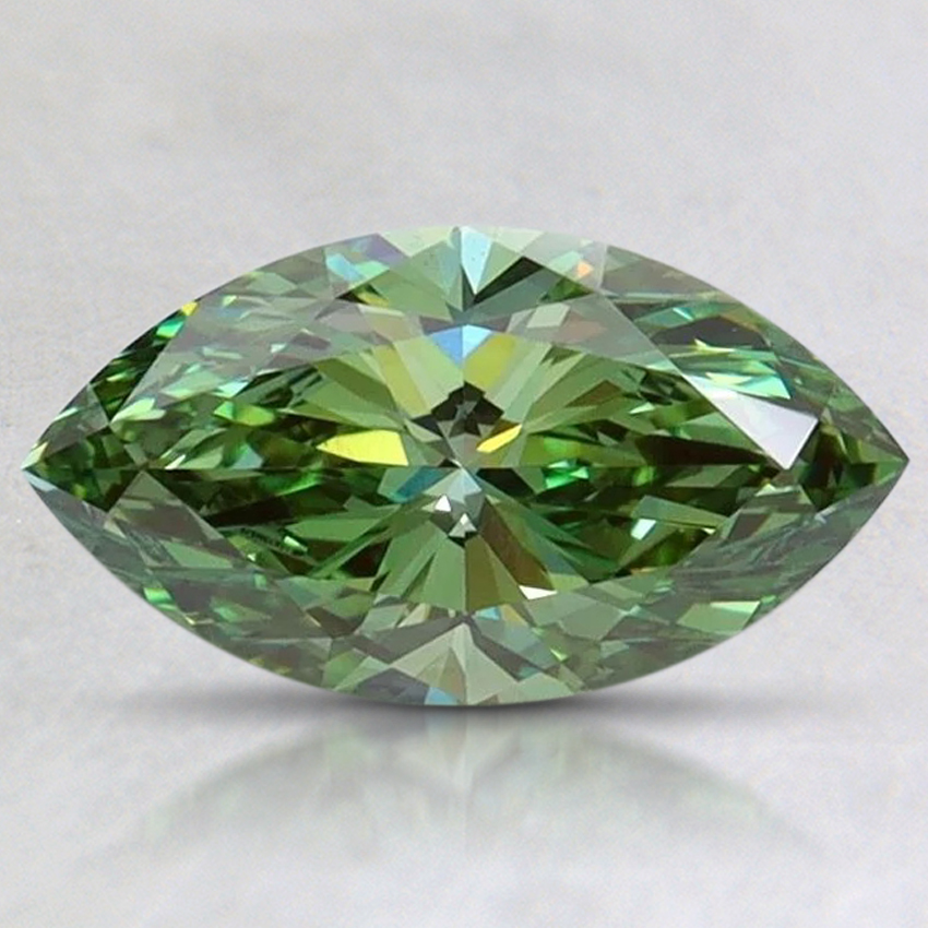 1.01 Ct. Fancy Vivid Pacific Green Marquise Lab Grown Diamond