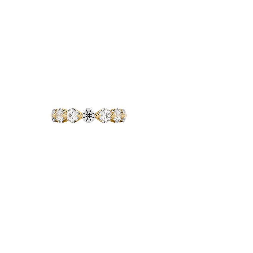 Riviera Eternity Lab Diamond Ring Ct Tw In K Yellow Gold