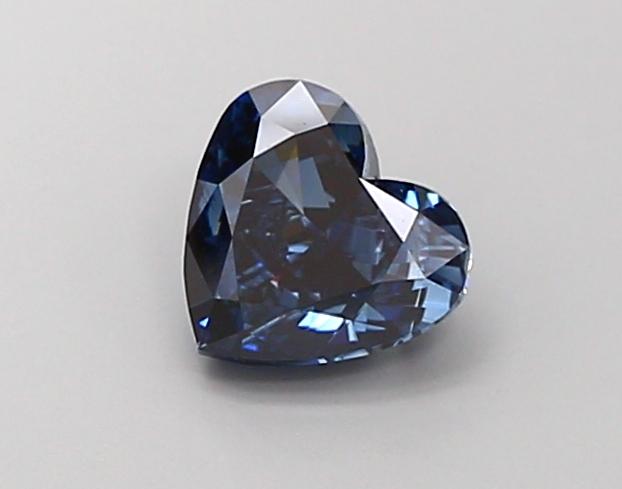 1.50 Ct. Fancy Deep  Blue Heart Lab Grown Diamond