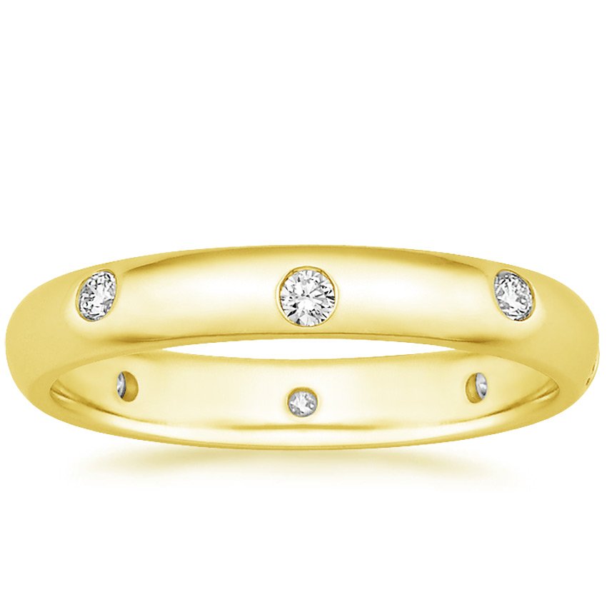 Nova Diamond Ring in 18K Yellow Gold