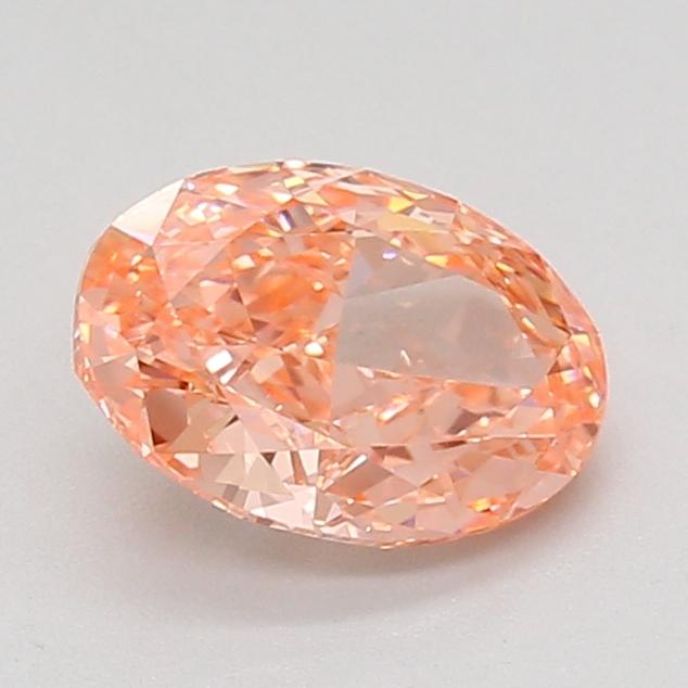 1.59 Ct. Fancy Vivid Pink Oval Lab Grown Diamond